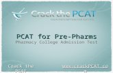 PCAT Preparation and Registration - Crack the PCAT ()