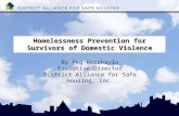 Homelessness Prevention for Survivors of Domestic Violence by Peg Hacskaylo