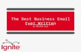 Best Business Email Ever Written - Katrina Esco - Ignite Houston 2012 Presentation