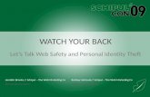 Watch Your Back: Let’s Talk Web Safety and Personal Identity Theft