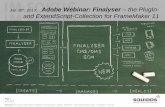Finalyser – the PlugIn- and ExtendScript-Collection for FrameMaker 11