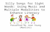 Super Sight Word Songs and Other activities to Reinforce Sight Words