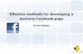 Developing and Growing Facebook Pages