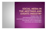 Webinar social media in the meteings and events industry, elizabeth glau