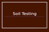 Soil testing