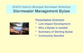Stormwater Management Bylaw