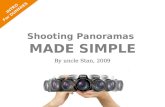 Shooting panoramas Made simple
