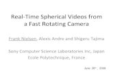 Slides: Real-Time Spherical Videos from a Fast Rotating Camera