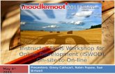 Instructor skills workshop for online development