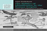 The Politics of Munificence in the Roman Empire - Arjan Zuiderhoek