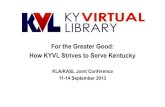 For the Greater Good: How KYVL Strives to Serve Kentucky