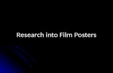 Research Into Film Posters