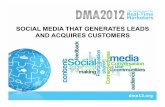 Social Media that Generates Leads and Acquires Customers
