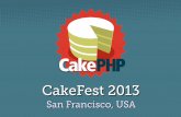 CakePHP Community Keynote 2013