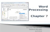 Word processing chapter 7