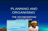 revised planning and_organising in housekeeping