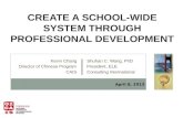 I1   create a schoolwide system through prof dev - chang wang