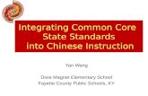 C5   integrating common core content standards - yan wang