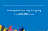 Promoting student well-being through Frog