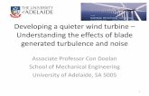 Dr Con Doolan, University of Adelaide: Developing a quieter wind turbine – Understanding the effects of blade generated turbulence and noise