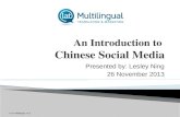 Introduction to Chinese Social Media