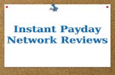 Reviews on Instant Payday Network