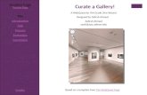 Curate a Gallery Webquest