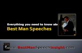 Best Man Speech Insight