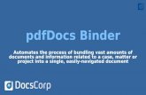 pdfDocs Binder