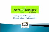 SafeAssign at Wilmington University