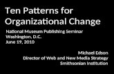 Michael Edson: Ten Patterns for Organizational Change