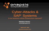 Cyber-Attacks & SAP systems: Is Our Business-Critical Infrastructure Exposed?