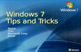 Windows 7 Tips And Tricks