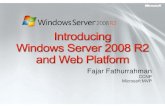 Windows server 2008 r2 and web platform_MVP Fajar