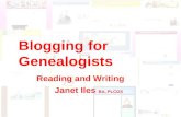 Blogging for Genealogists (revised)