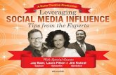 Leveraging Social Media Influence - Tips from the Experts