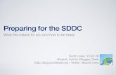 Preparing for the SDDC