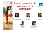 New opportunities in microinsurance distibution