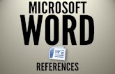 Word References Tutorial