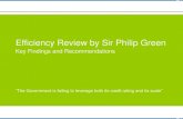 Sir Philip Green Review of Government Procurement in the UK