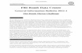 FBI Bomb Data Center General Information Bulletin 2012-1: The Bomb Threat Challenge