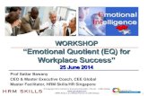 CEE HRM Skills Workshop on Emotional Quotient (EQ) for Workplace Success - 25 June 2014