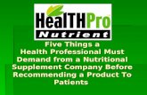 Physicians Nutritional Supplement Guide