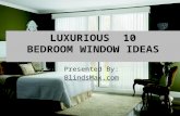10 Luxurious Bedroom Window Ideas - BlindsMax