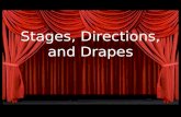Types of stages and drapes - Theatre 1