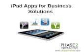 iPad Apps for Business Solutions