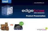 20100115 Critical Links    Edge Box Product Presentation