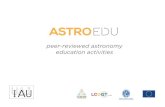 astroEDU: peer-reviewed astronomy  education activities