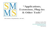Applications, extensions, plug ins & other