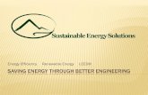 Sustainable Energy Solutions, Mechanical Engineering Firm, LEED Consultants
